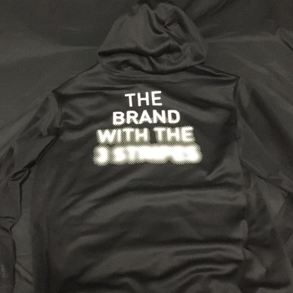 adidas Other - ADIDAS Black ‘The Brand with Three Stripes’ Hoodie